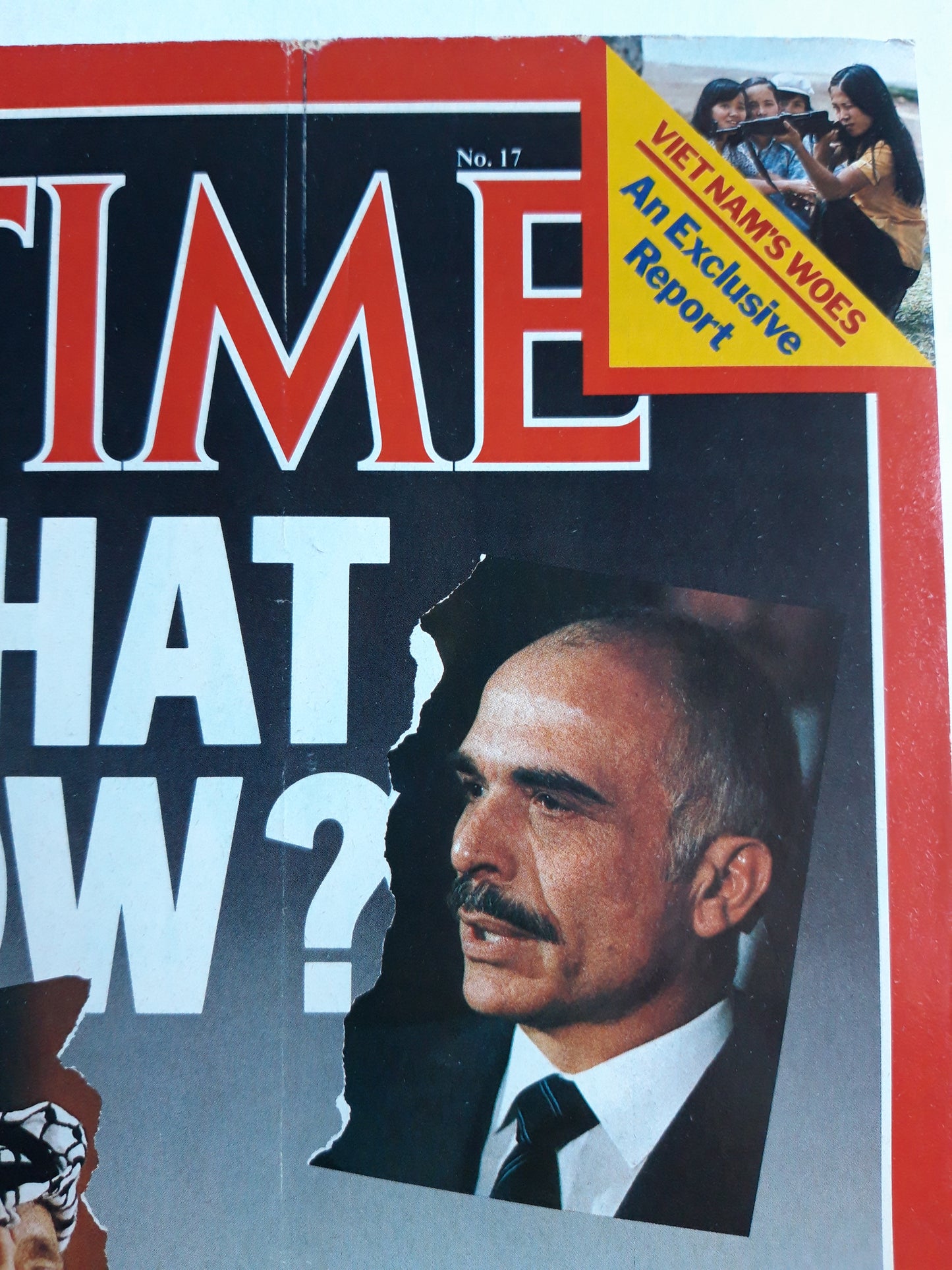 Time magazine What Now? King of Jordan Hejaz Hussein bin Talal Yasser Arafat Viet Nam´s Woes 25.04.1983 April 1983 No.17